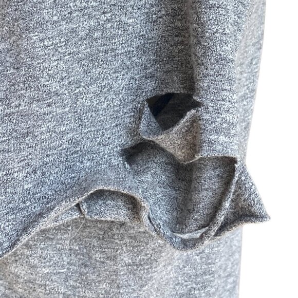 Wildfox Holey Embroidered Lips T-Shirt Sz S Distressed Rips Punk Grunge 90s Y2K - Picture 8 of 13